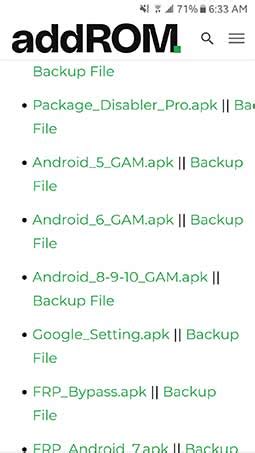 AddROM Bypass FRP For Android 5.